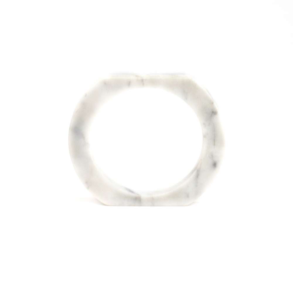 O Form-Bracelet No. 03 Marble White