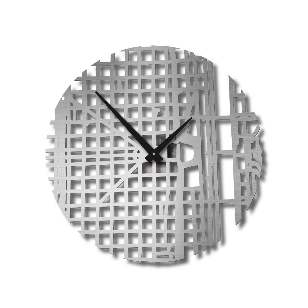 Buenos Aires Clock | Stainless Steel Clocks | Urban Story
