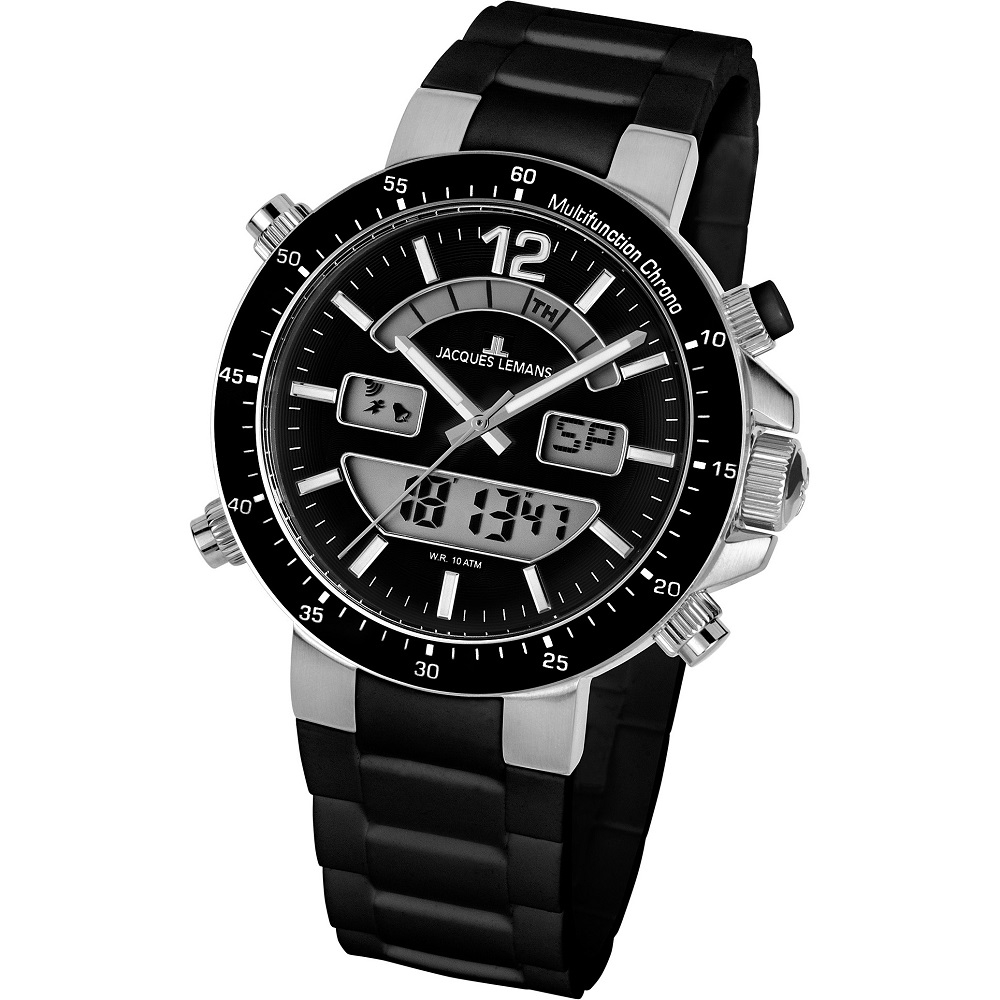 Black Milano 1-1712 - Jacques Lemans