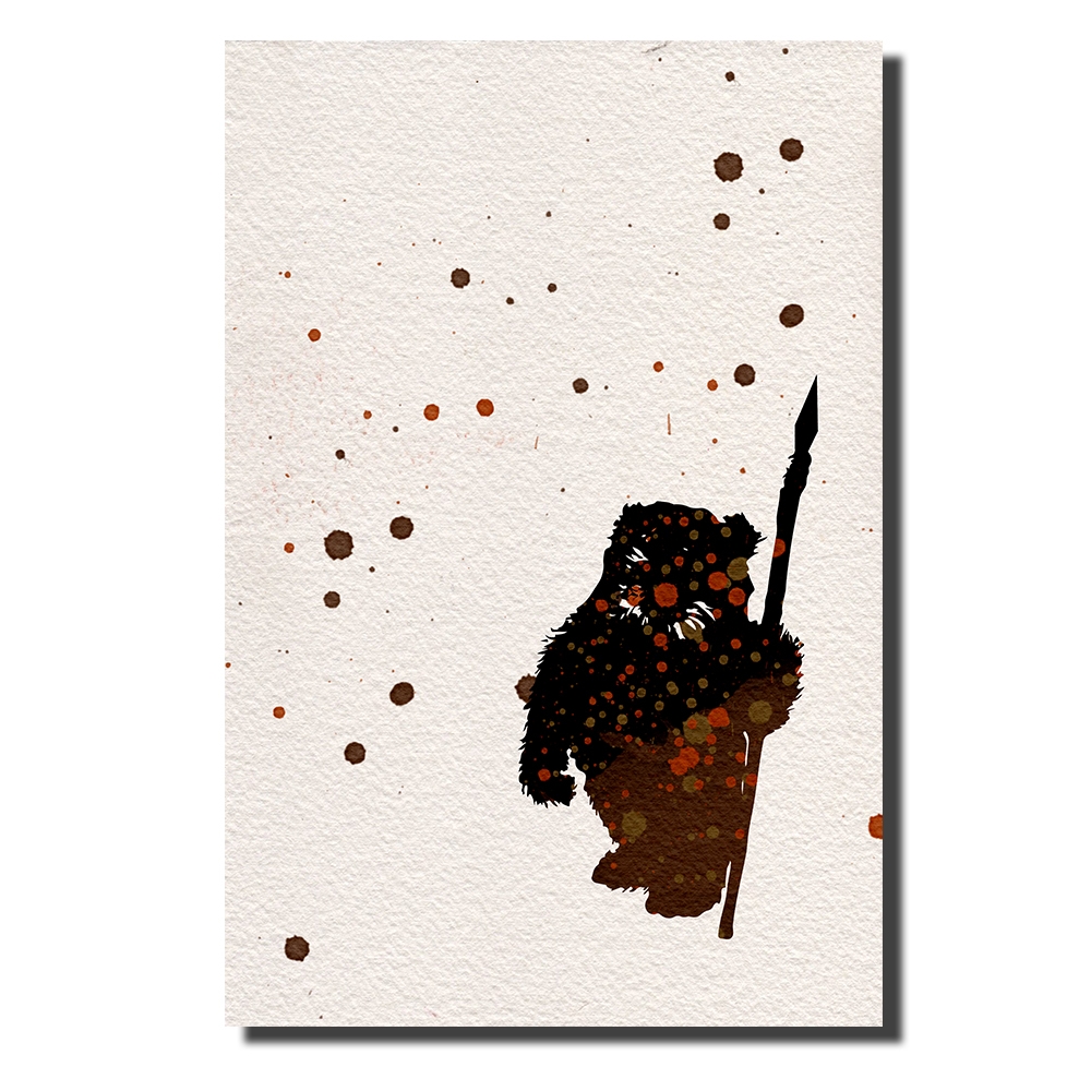 Ewok Watercolor | Power Cosmic