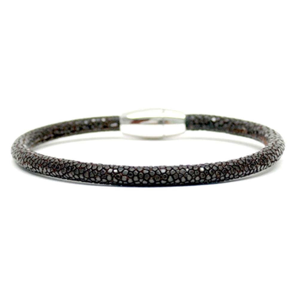 Single Stingray Bracelet | Brown | Double Bone