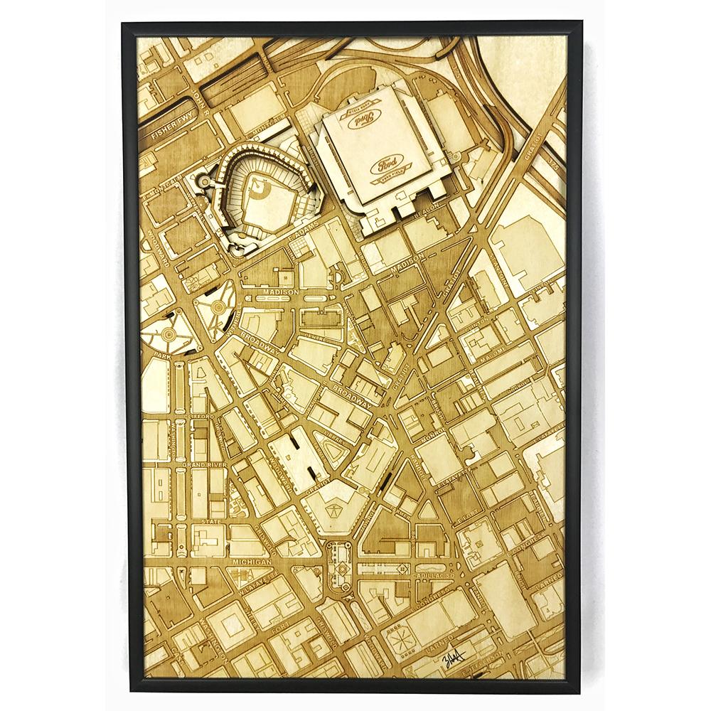 3D Stadium Maps | Detroit, MI