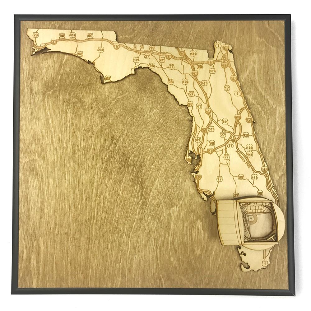 3D Stadium Maps | Miami, Florida (Marlins Park)